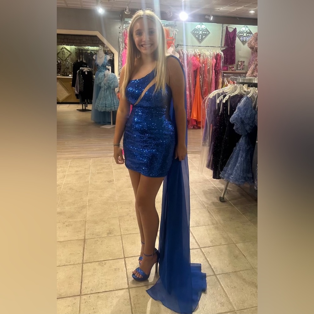Royal Blue homecoming dress